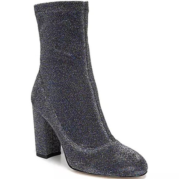 Sam Edelman Calexa Glitter Sock Bootie Size 6.5 - Picture 4 of 10